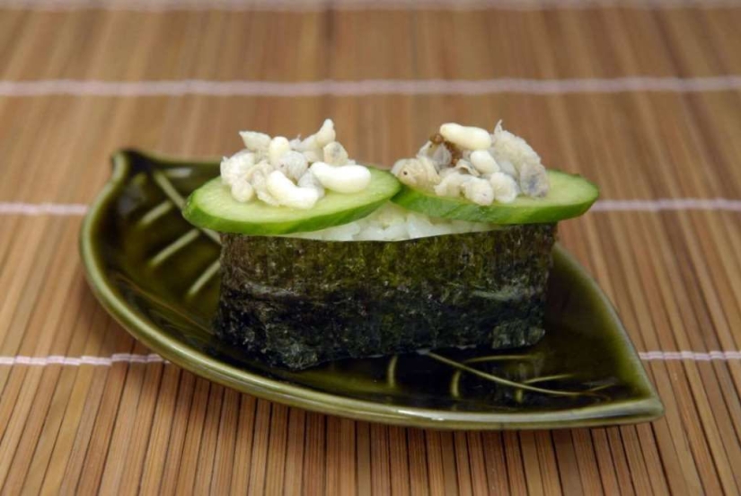El sushi más exótico del mundo.