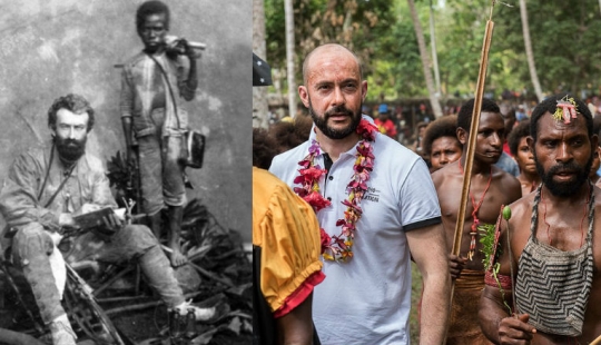 El tataranieto de Miklukho-Maklay visitó la tribu papú, que su antepasado exploró hace 150 años