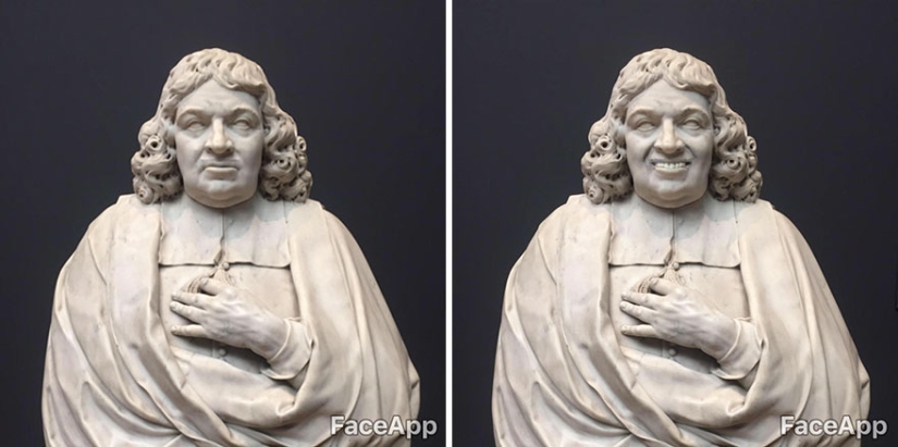 El tipo va a museos y "se burla" de retratos antiguos con la aplicación FaceApp El tipo va a museos y "se burla" de retratos antiguos con la aplicación FaceApp