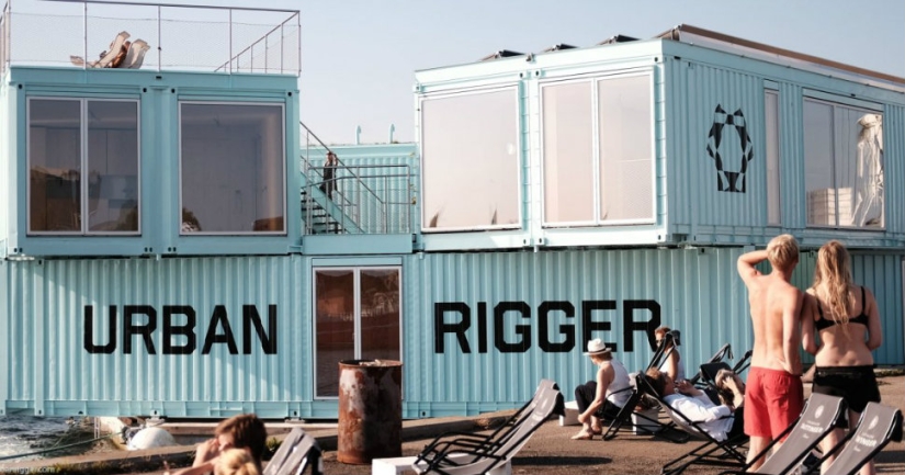 En Copenhague, los estudiantes se alojan en contenedores flotantes por 600 dólares al mes