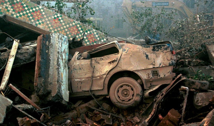 En el aniversario de la explosión de un edificio residencial en la calle Guryanov en Moscú