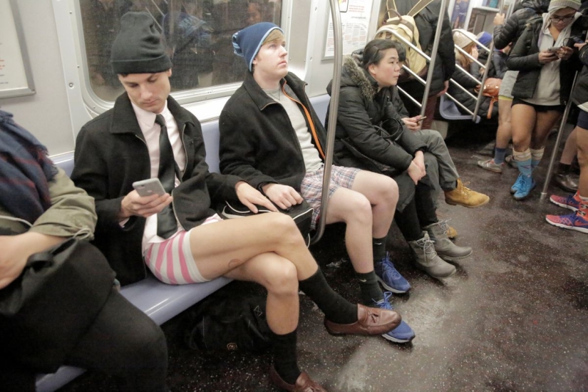 En el metro sin pantalones-2018: un flash mob global barrió el mundo