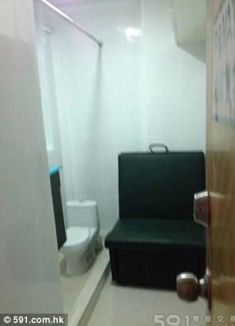 En Hong Kong, alquilan un apartamento con un área de 4 metros cuadrados por 21 mil rublos al mes