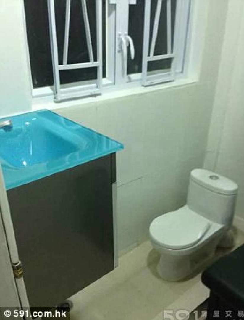 En Hong Kong, alquilan un apartamento con un área de 4 metros cuadrados por 21 mil rublos al mes