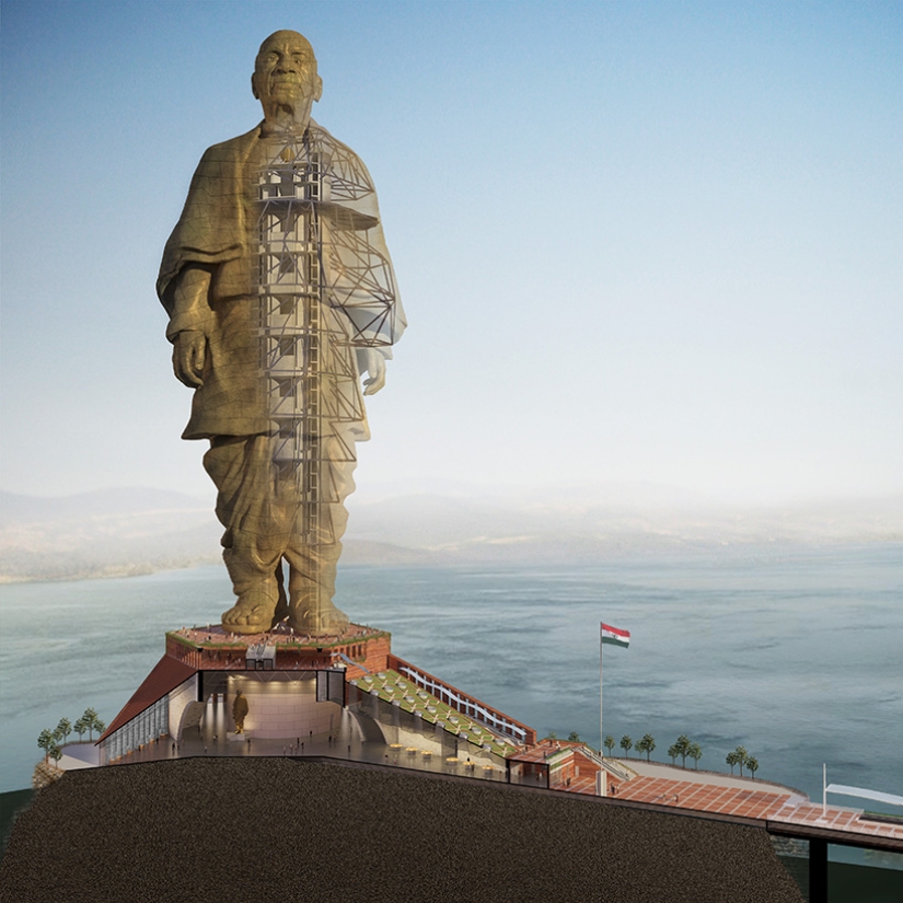 En India, se está completando el monumento más grande del mundo, el doble de alto que la Estatua de la Libertad En India, se está completando el monumento más grande del mundo, el doble de alto que la Estatua de la Libertad
