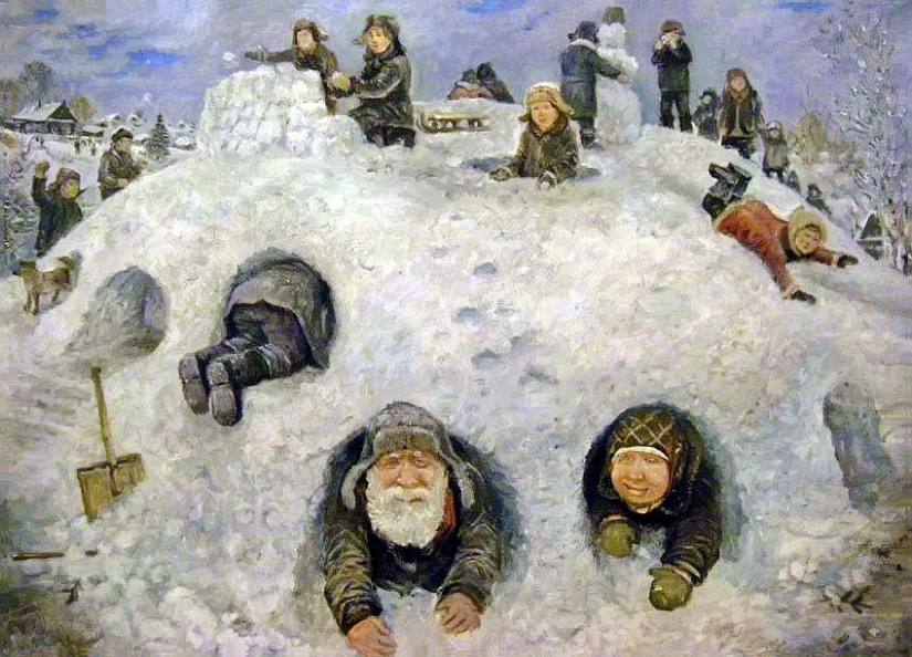 En invierno, quiero volar especialmente... Artista de los Urales Leonid Baranov En invierno, quiero volar especialmente... Artista de los Urales Leonid Baranov