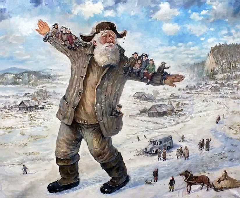 En invierno, quiero volar especialmente... Artista de los Urales Leonid Baranov En invierno, quiero volar especialmente... Artista de los Urales Leonid Baranov