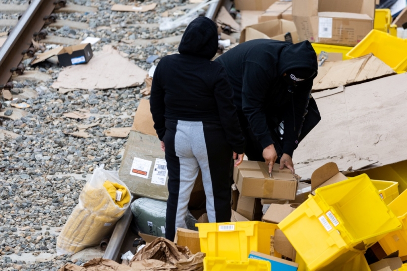 En los EE.UU., la tradición de robar trenes de correo se ha revivido