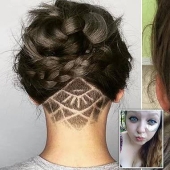 Encuentra un millón de diferencias: una mujer británica decidió cortarse el pelo con estilo y, finalmente, se hizo un garabato en la parte posterior de la cabeza