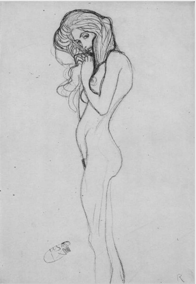 Escandalosos dibujos eróticos de Gustav Klimt