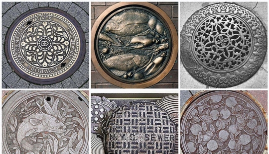 Escotillas de diferentes países del mundo