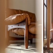 Esta escalera minimalista se asemeja a un hilo de ADN