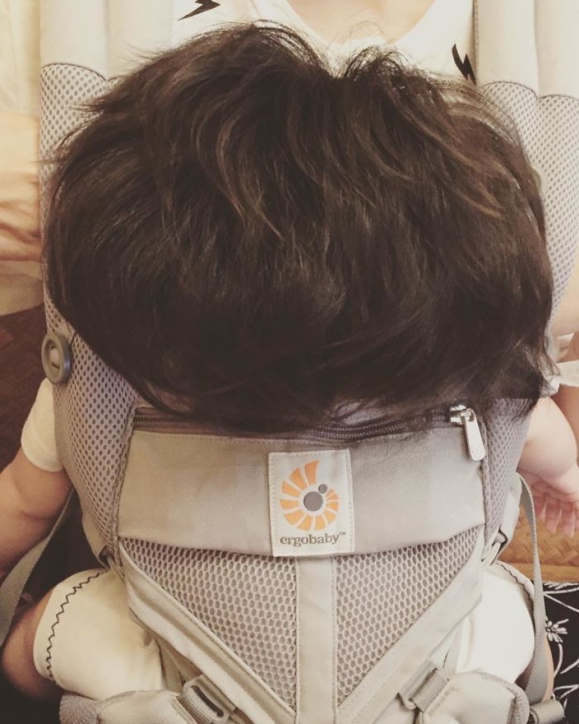 Esta niña tiene solo seis meses, pero su cabello es increíble. Esta niña tiene solo seis meses, pero su cabello es increíble.