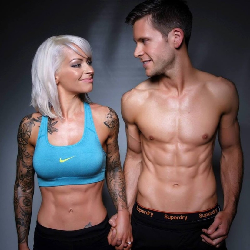 Esta pareja quería verse bien en la boda, y eso es lo que salió de ella