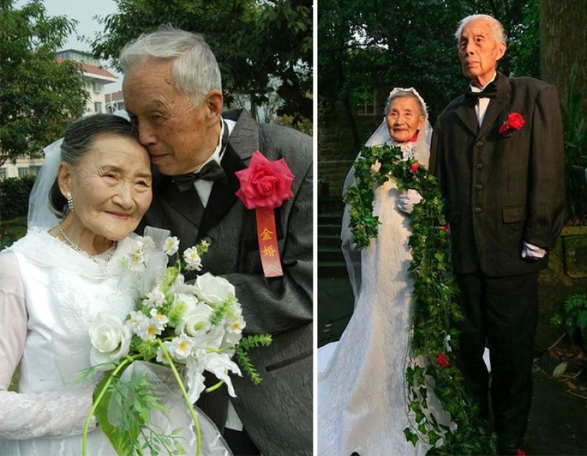 Esta pareja recreó el día de su boda después de 70 años