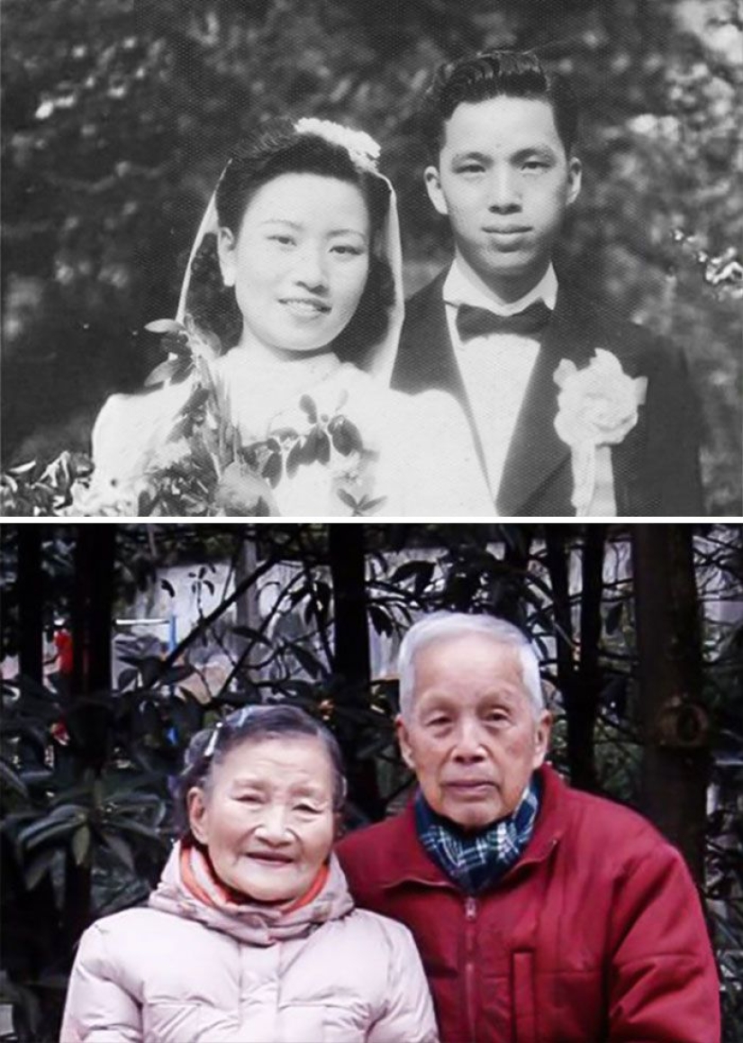 Esta pareja recreó el día de su boda después de 70 años