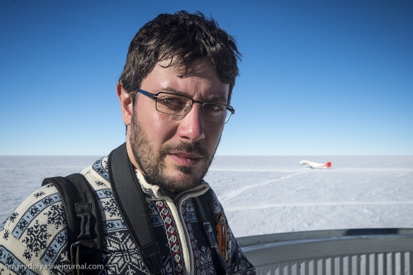Estación antártica en el Polo Sur "Amundsen-Scott" Estación antártica en el Polo Sur "Amundsen-Scott"