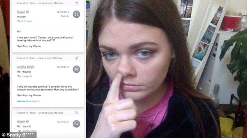 Estornudó por decencia: la chica vende videos de fetichistas en los que ... estornudos sexuales