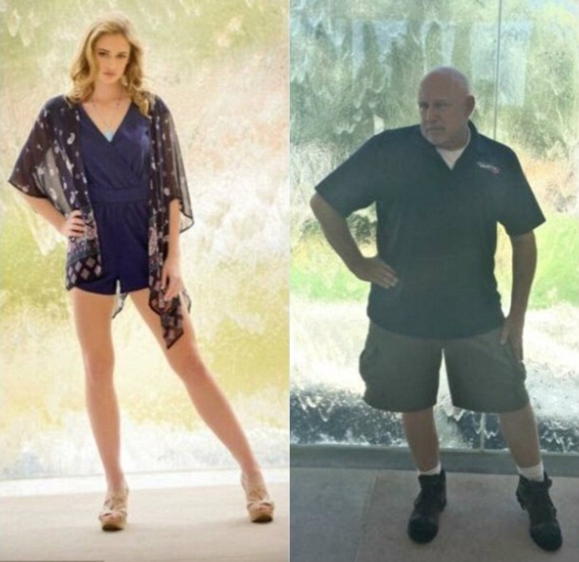 Estos son los genes: un padre ingenioso parodió la glamorosa sesión de fotos de su hija Estos son los genes: un padre ingenioso parodió la glamorosa sesión de fotos de su hija