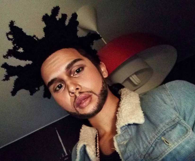 Estudiante siberiano se convierte en 50 Cent, Avatar, Jackson y cualquier otra persona