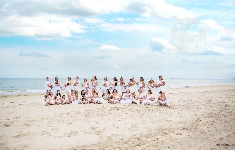 "Every nursing mother should feel like a goddess": a project from an Australian photographer