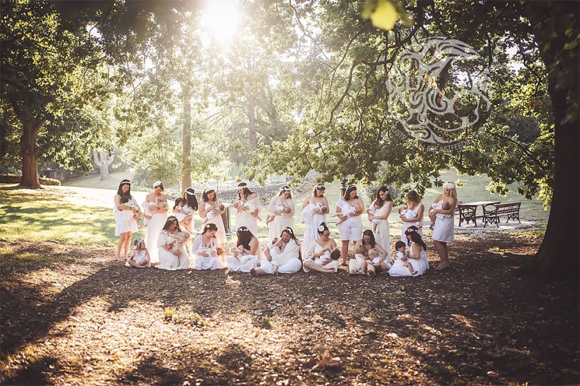"Every nursing mother should feel like a goddess": a project from an Australian photographer