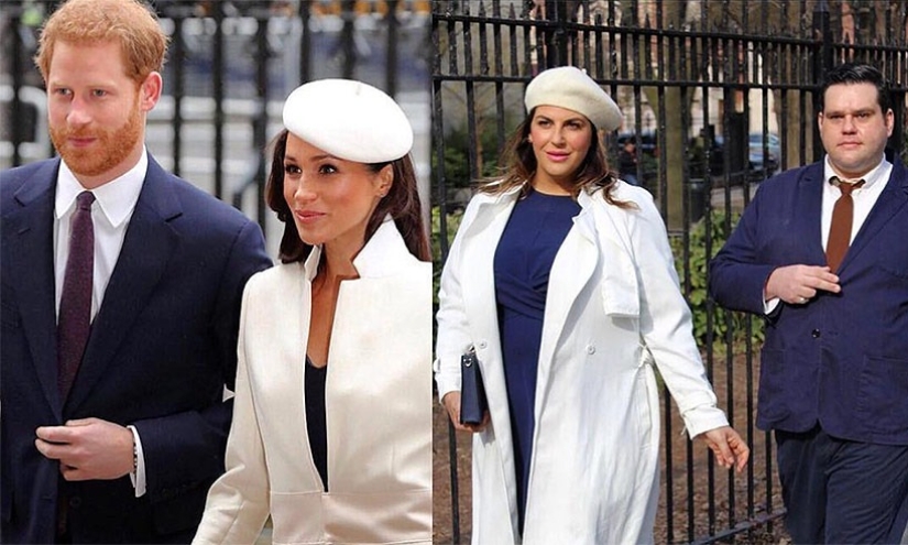 Everyone deserves to be a princess: a fat blogger recreates the images of Meghan Markle and it suits her