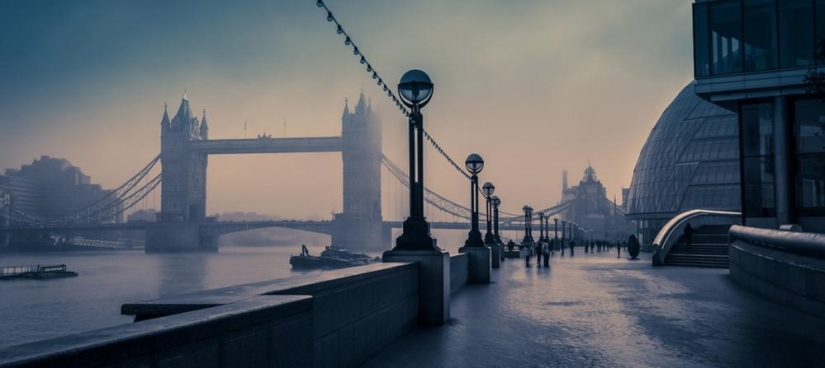 Everything is ghostly — fascinating photos for those who love autumn