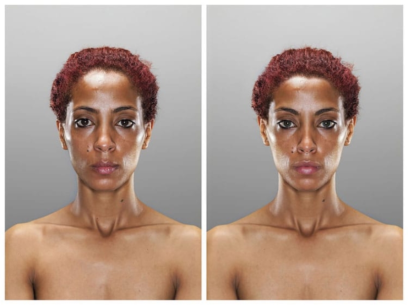 Expectations and reality: the photographer showed how the image in our head differs from what we see in the mirror Expectations and reality: the photographer showed how the image in our head differs from what we see in the mirror