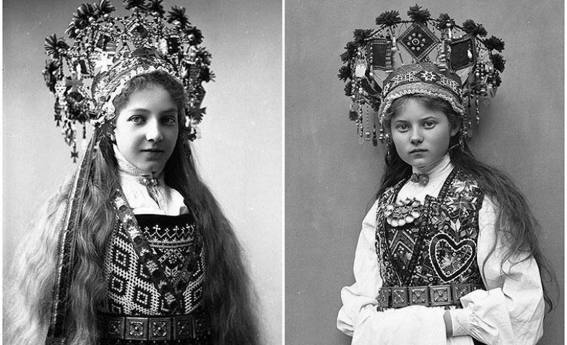 Fabulous outfits of Norwegian brides of the 1870s-1920s