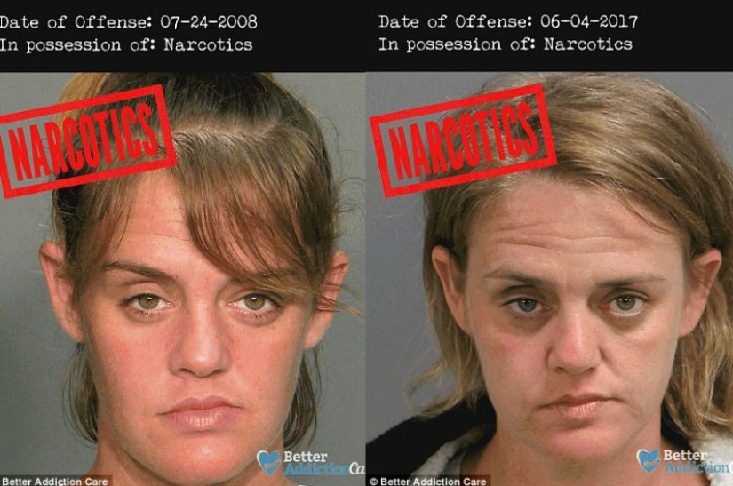 Faces of drug addicts before and after: how do banned substances affect appearance Faces of drug addicts before and after: how do banned substances affect appearance