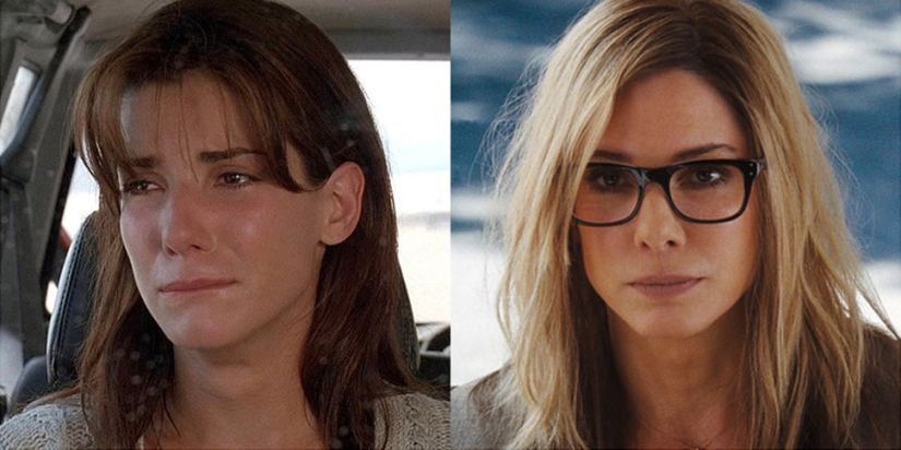 Famous actors in their first films and now