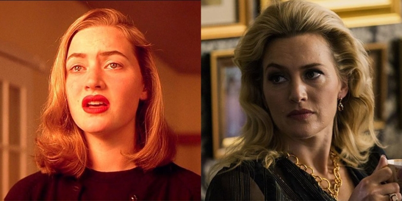 Famous actors in their first films and now