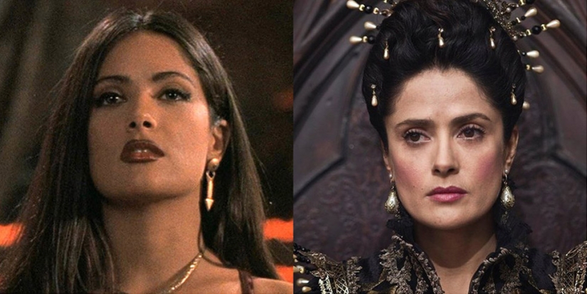 Famous actors in their first films and now