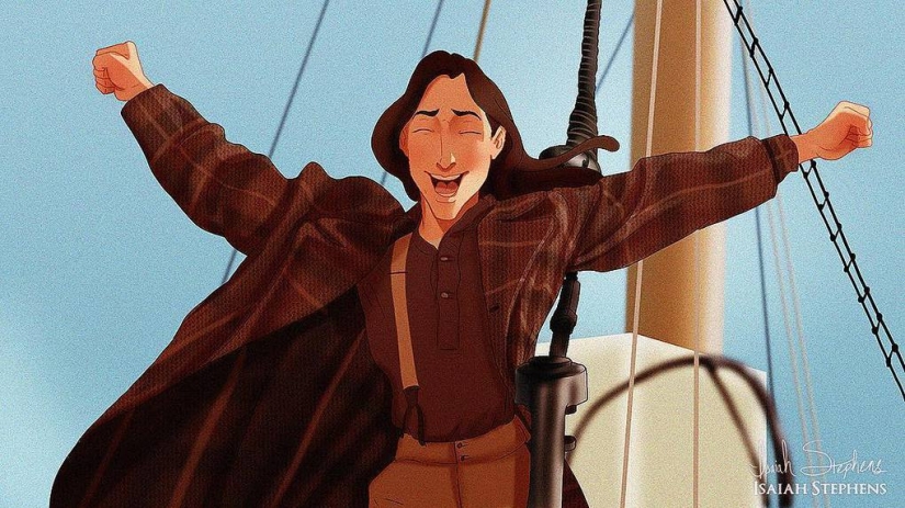 Fantasías artísticas: cómo se verían los personajes de Disney en el Titanic Fantasías artísticas: cómo se verían los personajes de Disney en el Titanic