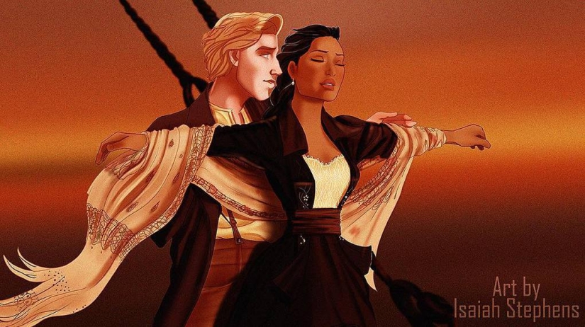 Fantasías artísticas: cómo se verían los personajes de Disney en el Titanic Fantasías artísticas: cómo se verían los personajes de Disney en el Titanic
