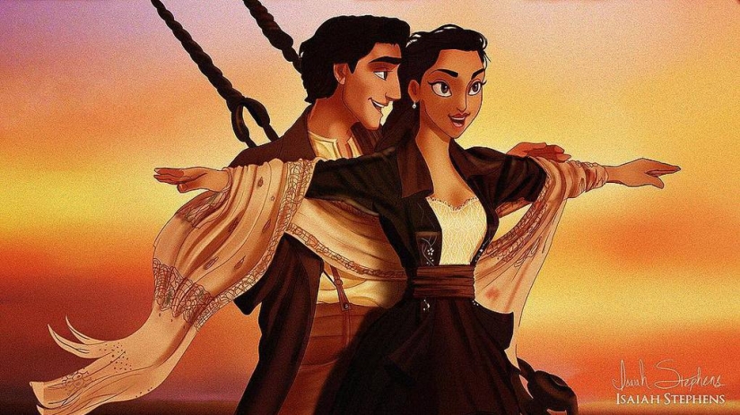 Fantasías artísticas: cómo se verían los personajes de Disney en el Titanic Fantasías artísticas: cómo se verían los personajes de Disney en el Titanic