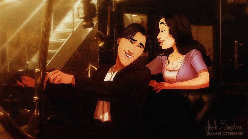 Fantasías artísticas: cómo se verían los personajes de Disney en el Titanic Fantasías artísticas: cómo se verían los personajes de Disney en el Titanic