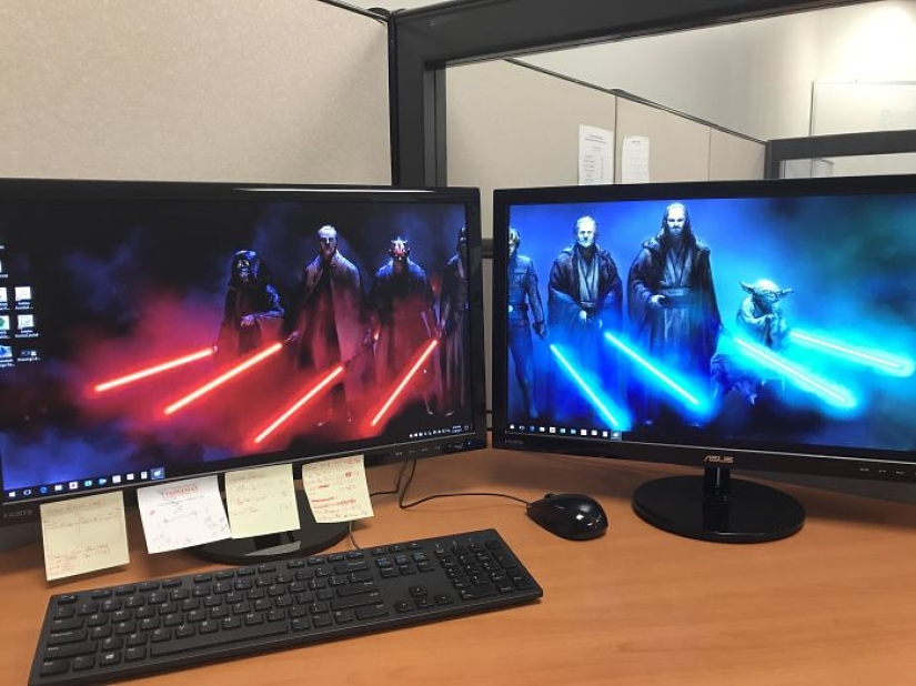 Fantastic ideas for desktop wallpapers so that colleagues turn their necks when passing by