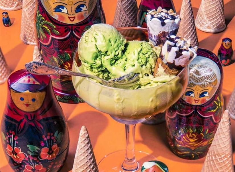 Favorite food of Putin and other powerful people in Dan Bannino's photo project