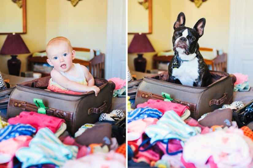 Felices juntos: una historia fotográfica sobre el crecimiento de una niña y un cachorro