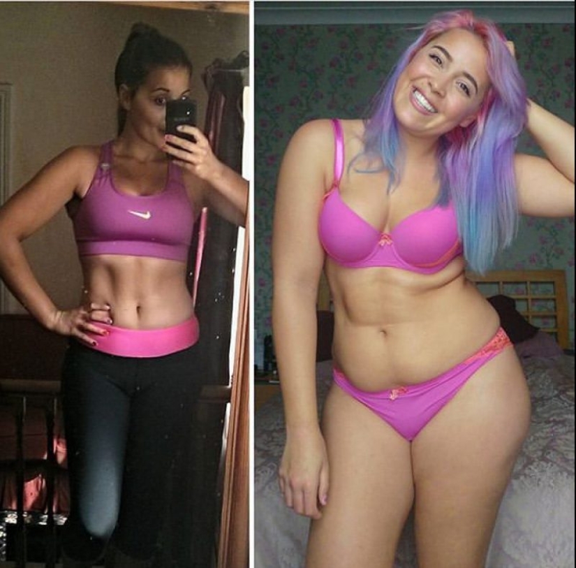 Felicidad total: estas chicas se han recuperado y comparten la alegría de ser un bollo