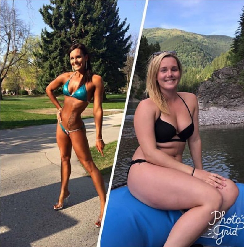 Felicidad total: estas chicas se han recuperado y comparten la alegría de ser un bollo