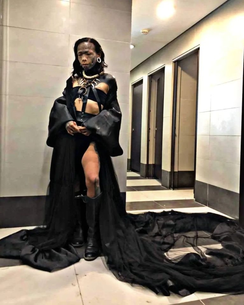 Filipina con tatuajes "demoníacos" fue atacada por un exorcista