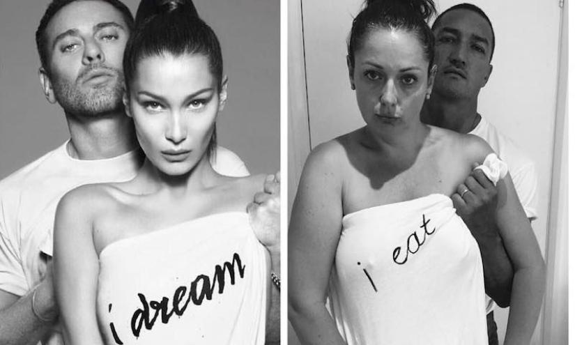 Find five differences: 3 million subscribers are delighted with the comedienne's parodies