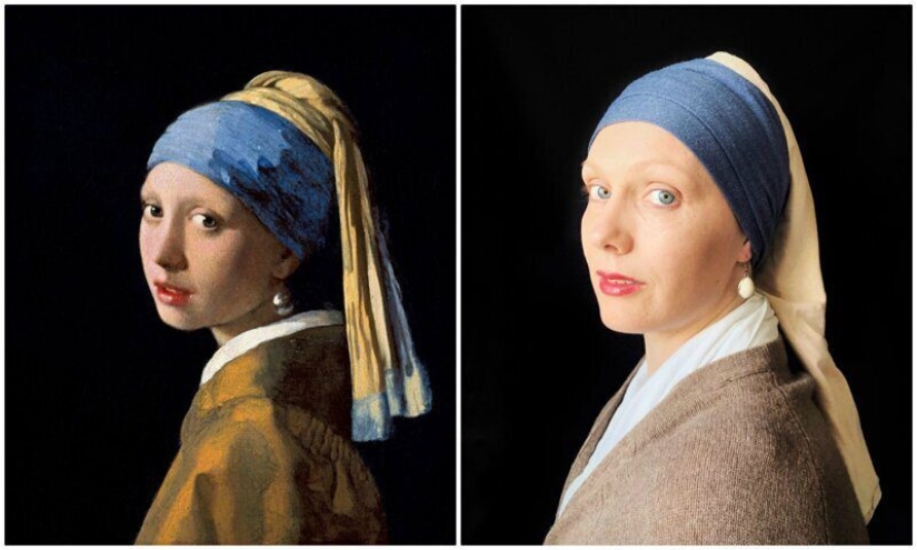 Flash mob en cuarentena: los usuarios de Twitter "repiten" obras de arte