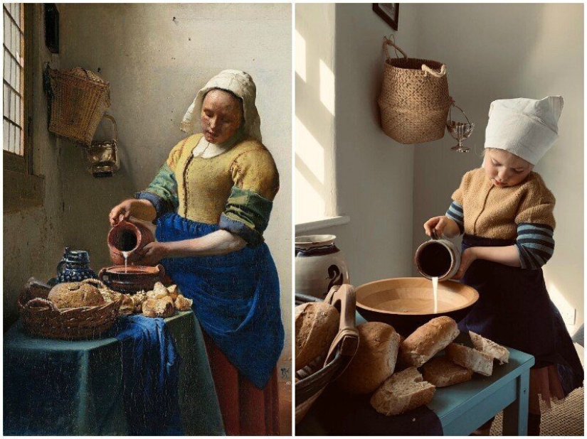 Flash mob en cuarentena: los usuarios de Twitter "repiten" obras de arte