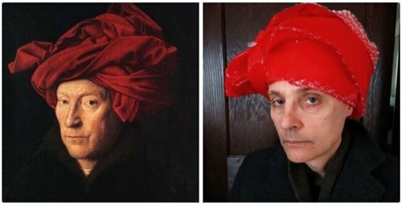 Flash mob in quarantine: Twitter users "repeat" works of art