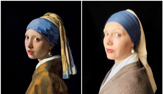 Flash mob in quarantine: Twitter users "repeat" works of art Flash mob in quarantine: Twitter users "repeat" works of art