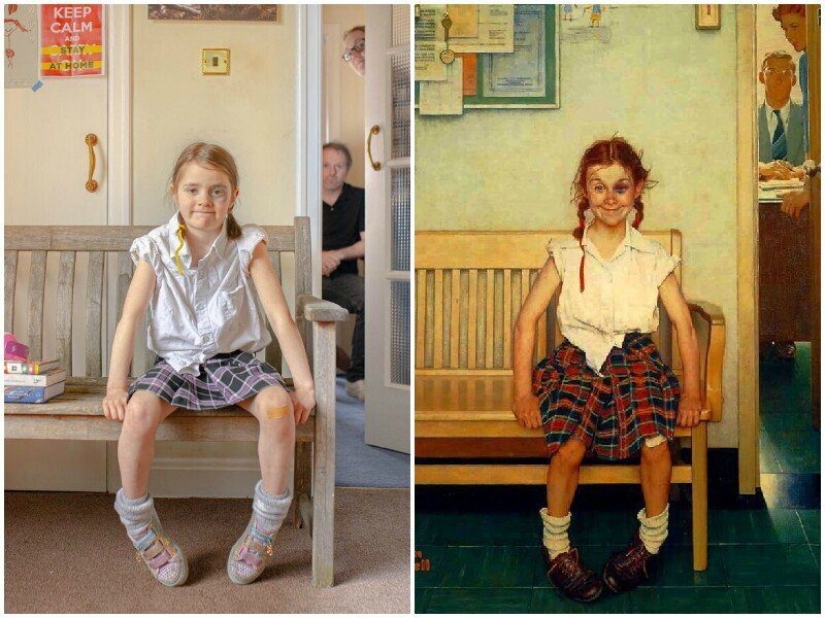 Flash mob in quarantine: Twitter users "repeat" works of art